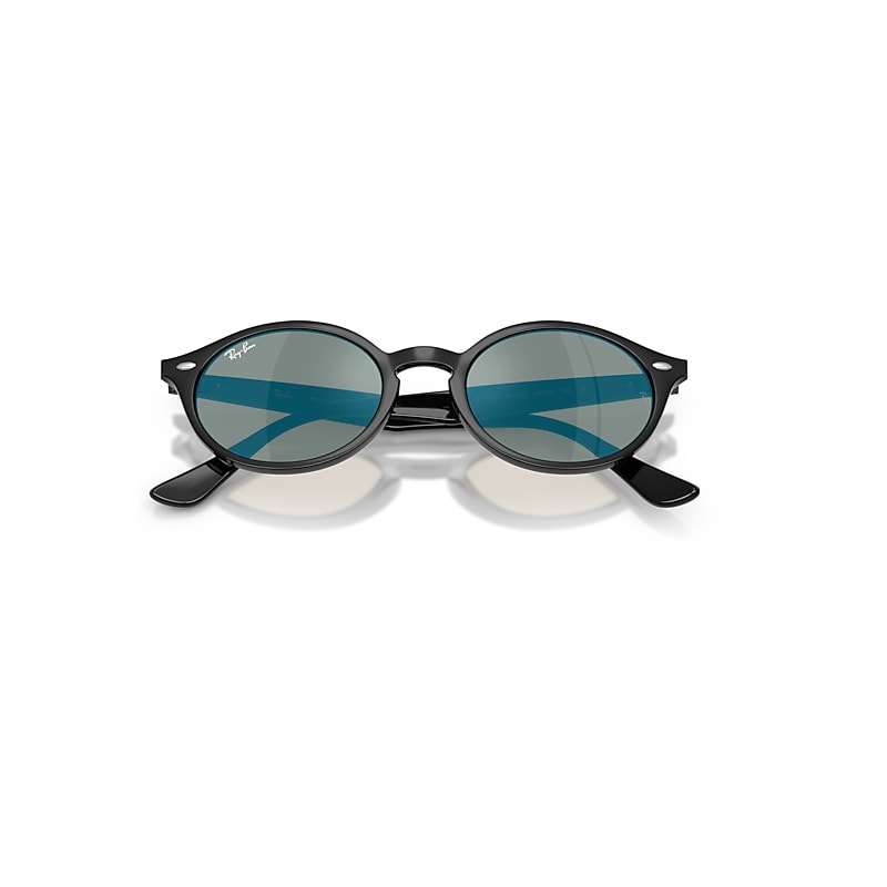 Ray-Ban Rb4315 Sunglasses Black Frame Blue Lenses 51-21