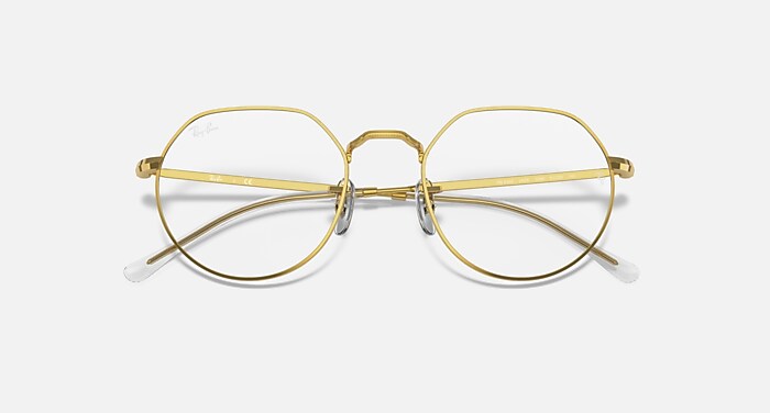レイバン メガネ フレーム RB6465F JACK サングラス ゴールド JACK OPTICS Eyeglasses with Gold Frame - RB6465 | Ray-Ban® Global