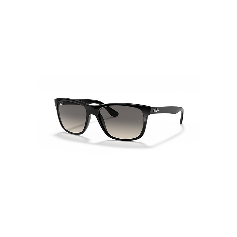 Ray-Ban ORB4181 Classic Square Sunglasses, Black/Grey, Men - Image 5
