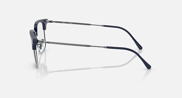 NEW CLUBMASTER OPTICS Eyeglasses with Blue On Gunmetal and Clear