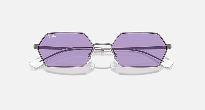 YEVI BIO-BASED Sunglasses in Gunmetal and Violet - RB3728 | Ray 