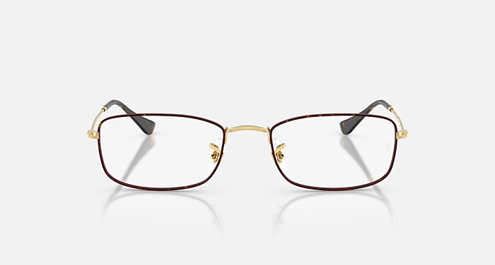 RB6647 OPTICS Eyeglasses with Havana On Gold Frame - RB6647 | Ray