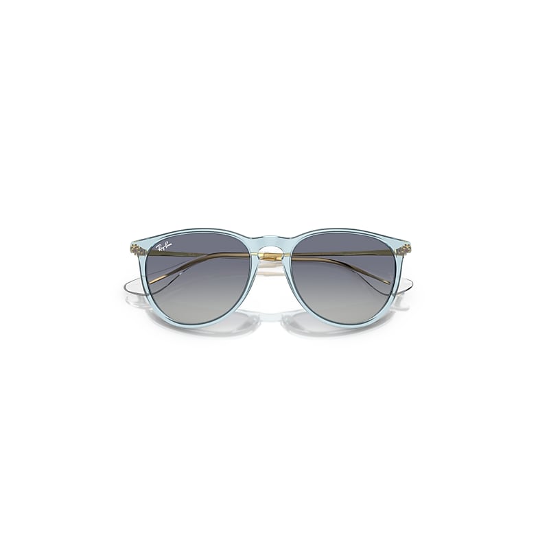 ERIKA CLASSIC Sunglasses in Transparent Light Blue and Grey/Blue