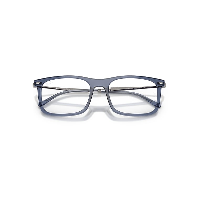 Ray-Ban Rb7260 Optics Optical Gunmetal Frame Clear Lenses Polarized 54-19