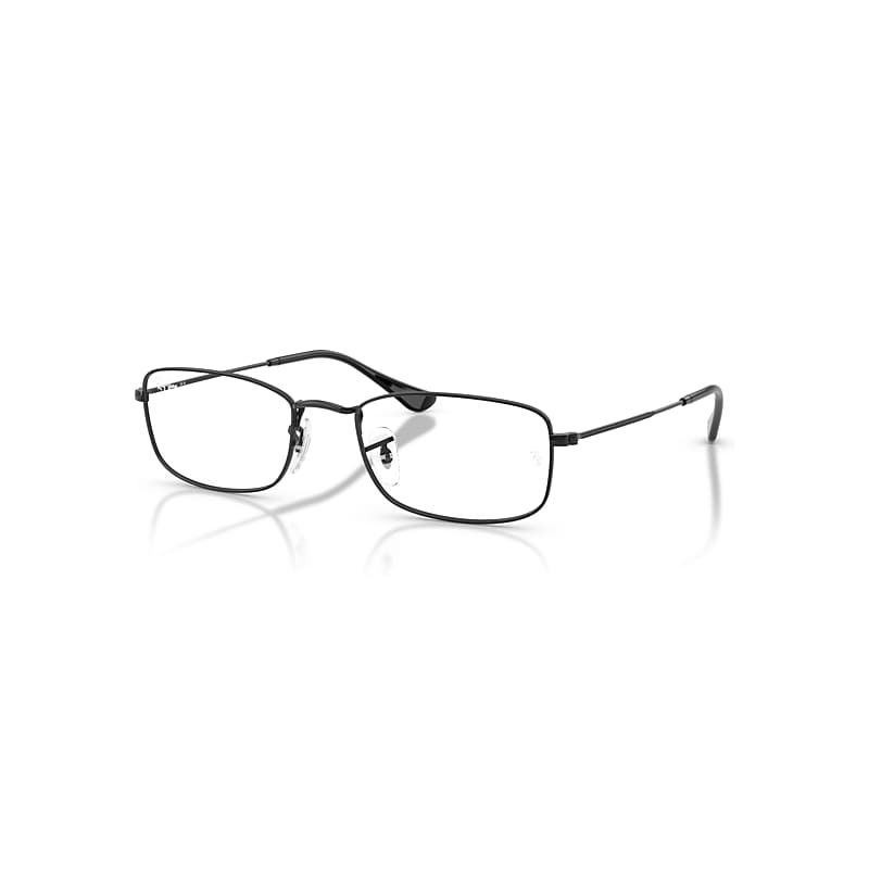 Ray-Ban Eyeglasses   Optics - Black Frame Clear Lenses Polarized 55-20, RB6647