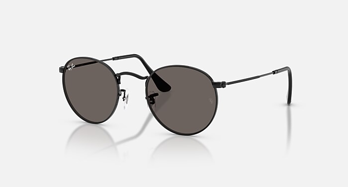 Ray-Ban ラウンド型サングラス ブラック♡ 0RB3447__002_B1__P21__shad__qt