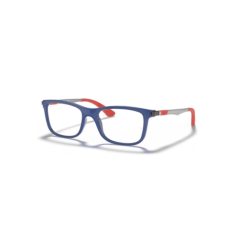 Ray-Ban Eyeglasses Kids  Optics Kids - Transparent Blue Frame Clear Lenses Polarized 46-16, RB1549