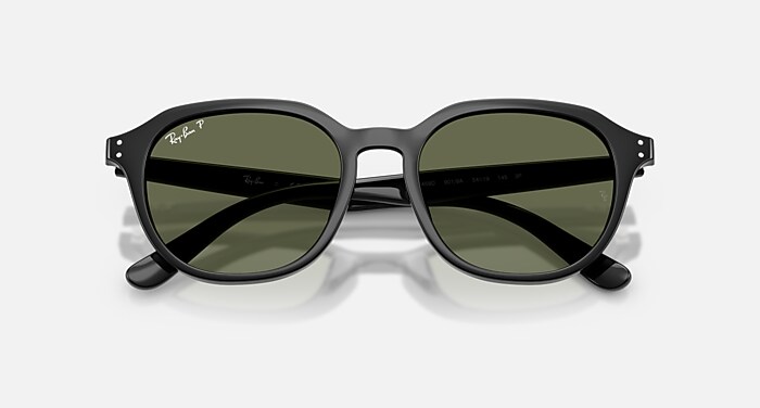 RB4459D ポラライズド（偏光） サングラス ブラック と Dark Green