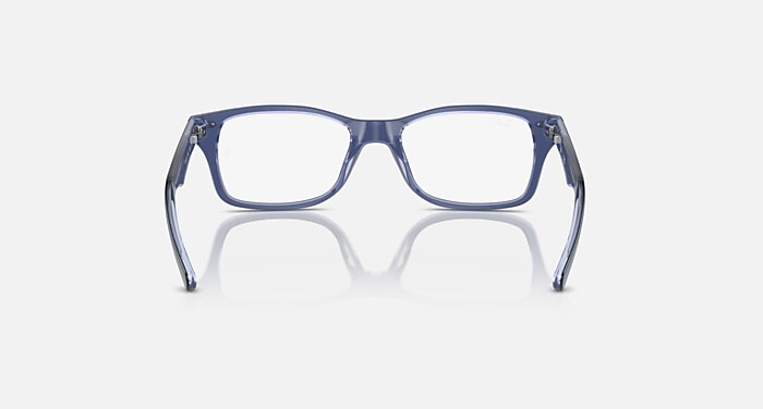RB1531 OPTICS KIDS Eyeglasses with Top Violet On Transparent