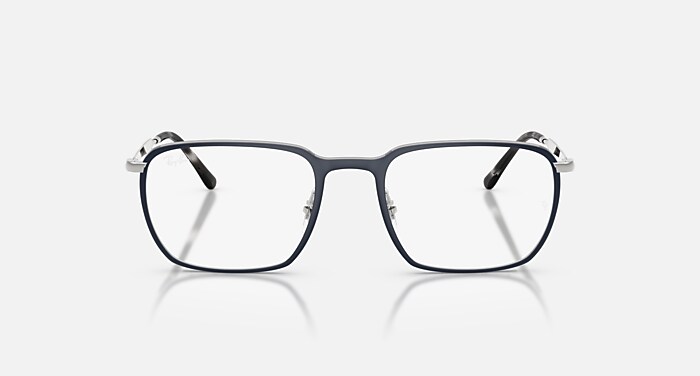 RB6549 OPTICS Eyeglasses with Blue & Silver and Clear (53-20