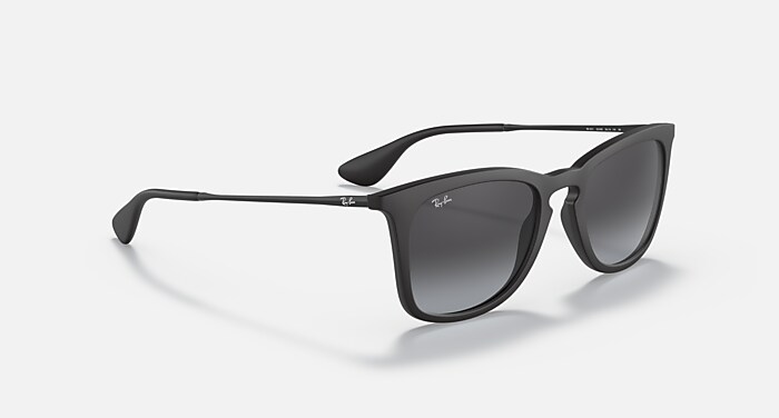 rai RB4221 Sunglasses in Rubber Black and Grey Gradient (50-19