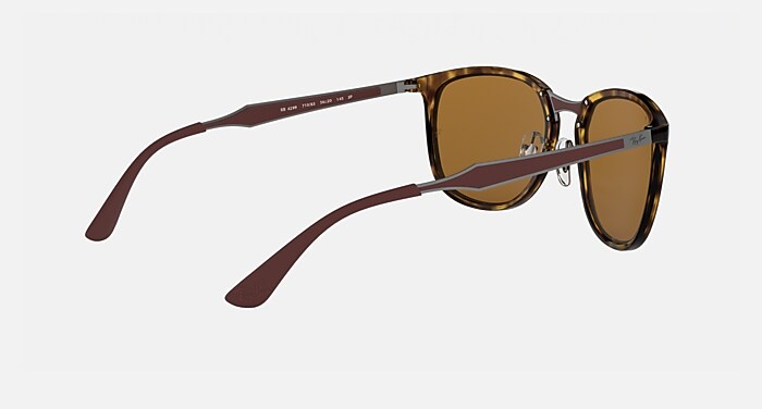 RB4299 Sunglasses in Light Havana and Brown Polarized - RB4299