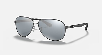 CARBON FIBRE Sunglasses in Gunmetal and G-15 Green Polarized
