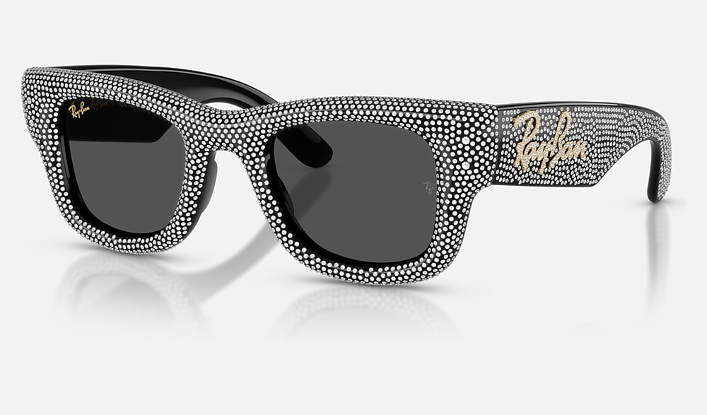 小物 RAY BAN WAYFARER PUFFER CRYSTAL EDITION Óculos de Sol WAYFARER PUFFER CRYSTAL PAVÈ EDITION em Preto