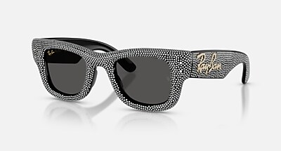 小物 RAY BAN WAYFARER PUFFER CRYSTAL EDITION WAYFARER PUFFER CRYSTAL PAVÈ EDITION Sunglasses in Blue & Strass