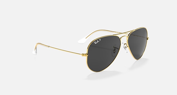 AVIADOR GOLD GREEN MEDIUM
