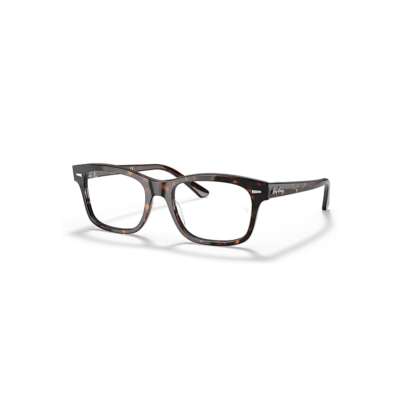 Ray-Ban Eyeglasses  Burbank Optics - Havana Frame Clear Lenses Polarized 52-19, RB5383