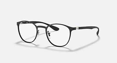 RB6355 OPTICS Polarized Eyeglasses with Gunmetal and Clear (50-20