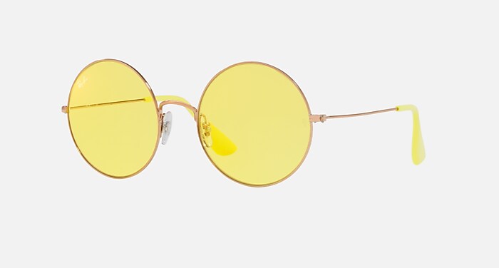 JA-JO Sunglasses in Bronze-Copper and Washed Yellow (55-20