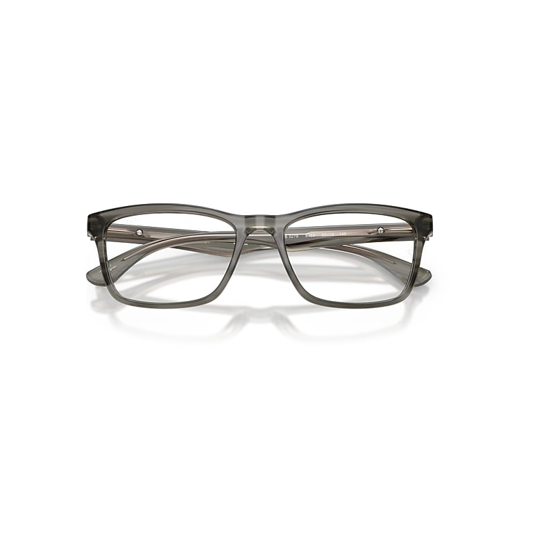 Ray-Ban Rb5279 Optics Optical Striped Grey Frame Clear Lenses Polarized 53-18