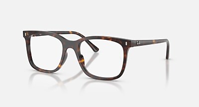RB5446 OPTICS Eyeglasses with Havana and Clear (53-19) - RB5446