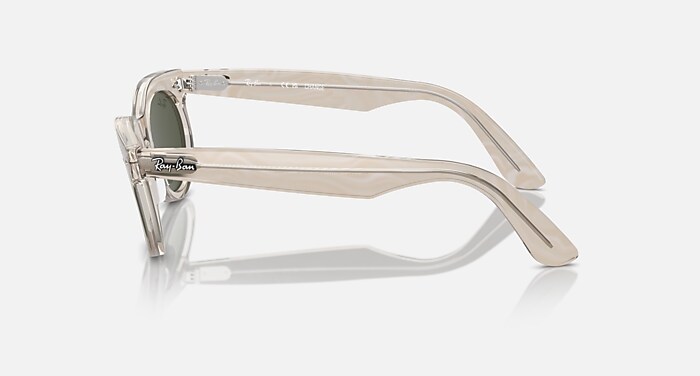 WAYFARER OVAL CHANGE Sunglasses in Photo Waves Grey and Green (53
