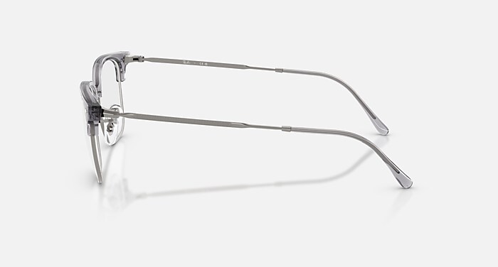 NEW CLUBMASTER OPTICS Eyeglasses with Grey On Gunmetal and Clear