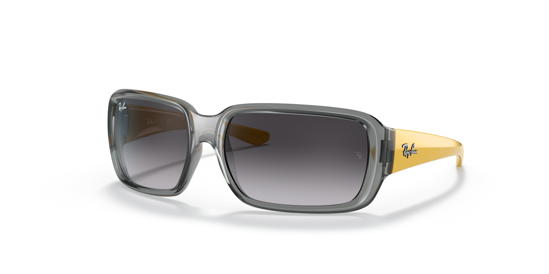 Ray-Ban Rb9072s Kids Lunettes De Soleil - Monture Jaune Verres Gris 51-14 71 €