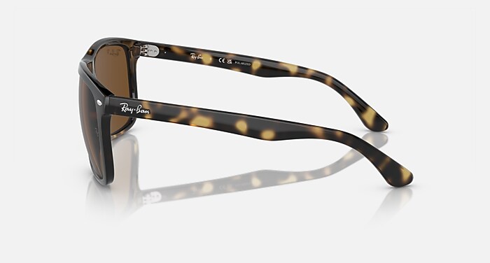 BOYFRIEND TWO Sunglasses in Havana and Brown Polarized - RB4547