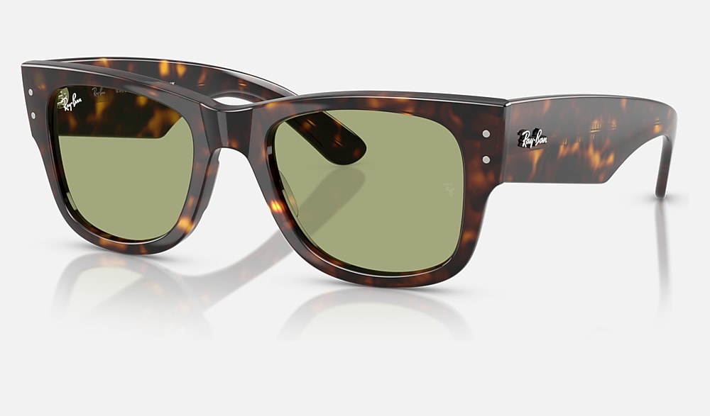 MEGA WAYFARER SUMMER CAPSULE サングラス ハバナ と ボトルグリーン