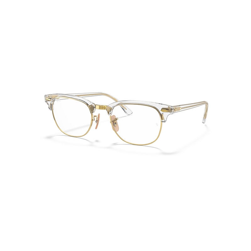 Ray-Ban Eyeglasses  Clubmaster Optics - Transparent Frame Clear Lenses 51-21, RB5154