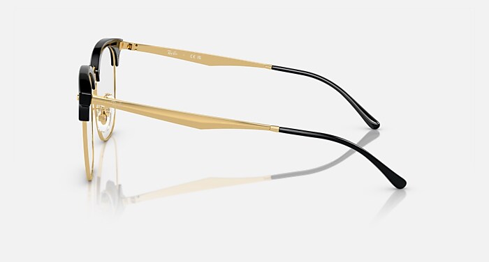 RB7318D OPTICS Eyeglasses with Black On Gold Frame - RB7318D | Ray