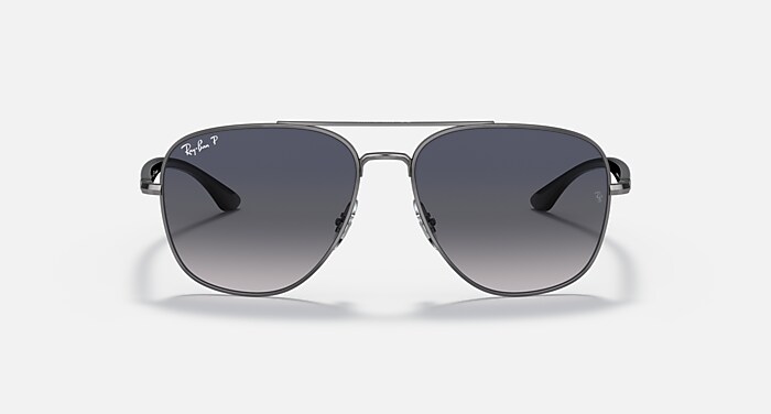RB3683 Sunglasses in Gunmetal and Blue & Grey Polarized - RB3683 