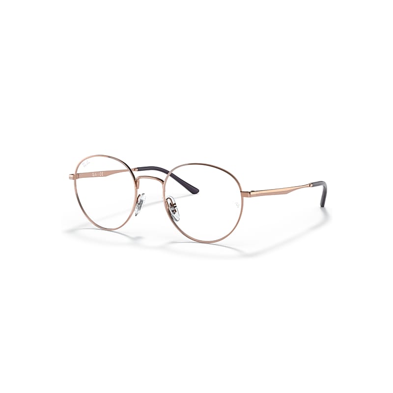 Ray-Ban Eyeglasses  Rb3681 Optics - Gold Frame Clear Lenses 48-20, RB3681V