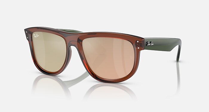 Ray-Ban Boyfriend Reverseサングラス クリア ケース付き Ray-Ban Boyfriend Reverseサングラス クリア ケース付き BOYFRIEND