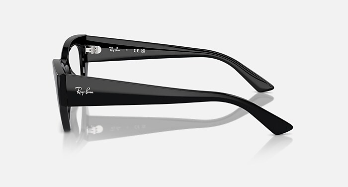 Ray-Ban RB7330F ブラックサングラス ケース付き　アジアンフィット ZENA OPTICS BIO-BASED Eyeglasses with Black Frame - RB7330 | Ray