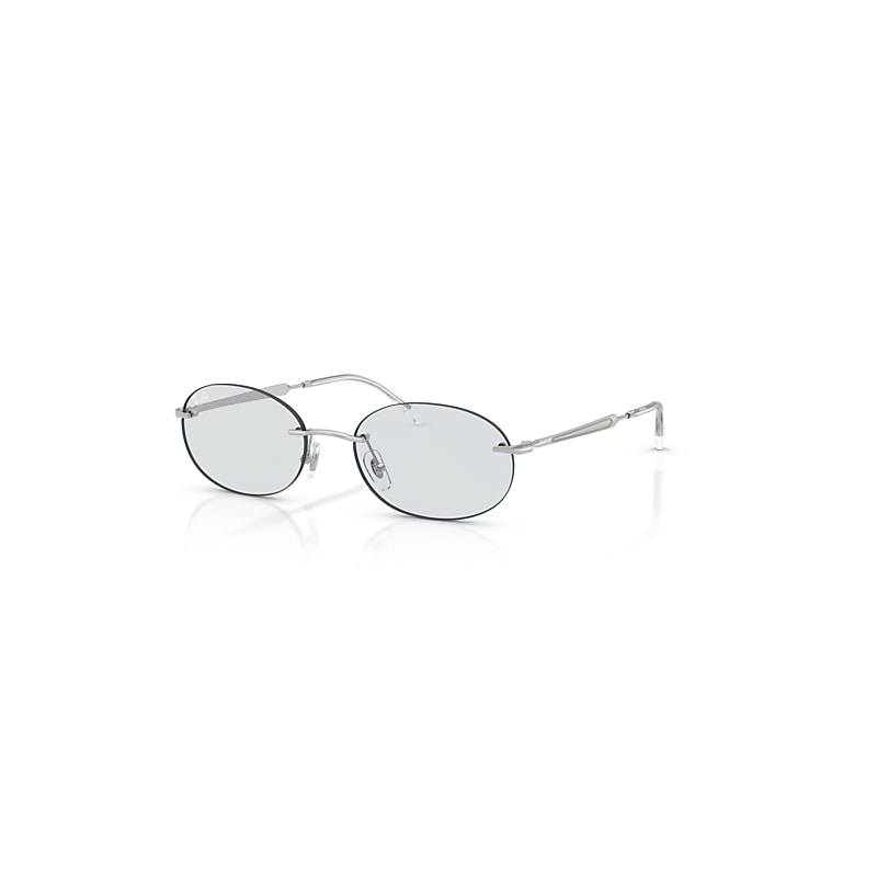 Ray-Ban  Transitions ® Color Touch ™ Lenses Gafas De Sol Plateado Montura Azul Lentes 54-18, RB3767