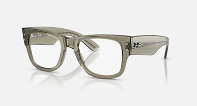 MEGA WAYFARER OPTICS Eyeglasses with Black and Clear (51-21