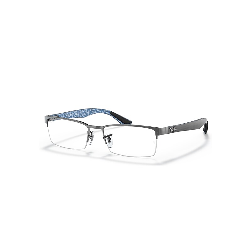 Ray-Ban Eyeglasses   Optics - Grey Frame Clear Lenses 54-17, RB8412