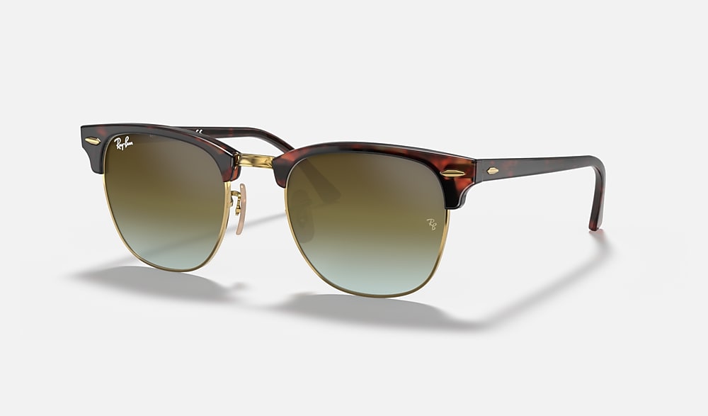 CLUBMASTER FLASH LENSES Sunglasses in Red Havana and Green