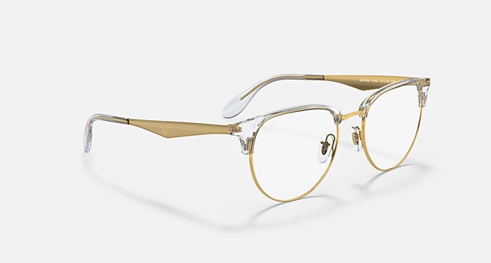 RB6396 OPTICS メガネ アリスタゴールド と クリア (53-19) - RB6396