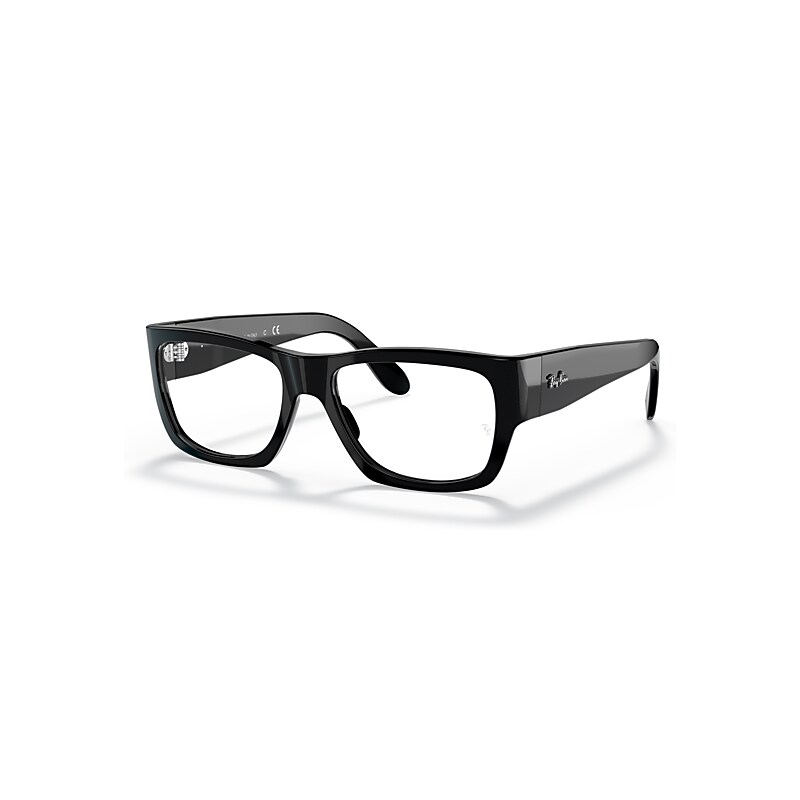 Ray-Ban Eyeglasses  Nomad Optics - Black Frame Clear Lenses Polarized 54-17, RB5487