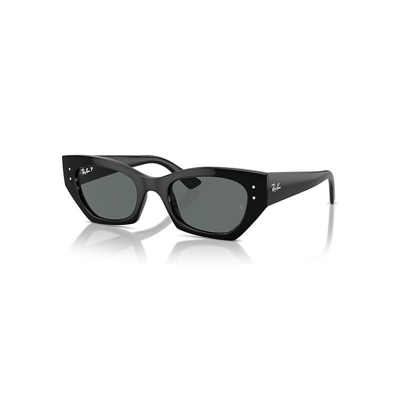 Ray-Ban Polarized Sunglasses In Nero/Dark Gray - Unisex - Sunglasses - Black - 52 Mm - Accessories - Image 6