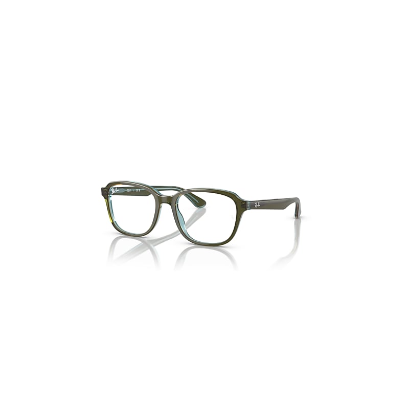 Ray-Ban Rb1627 Optics Kids  Oben Grün & Orange & Hellblau Fassung Klar Glas Polarisiert 46-16