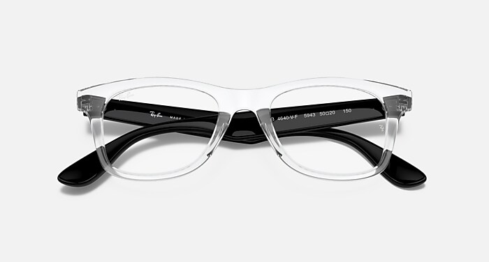 ヘネパラ RB4640VF Eyeglasses with Shiny Transparent Frame - RB4640VF | Ray