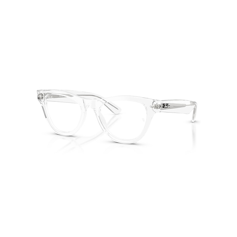 Ray-Ban Eyeglasses Woman Skyler Optics - Transparent Frame Transparent Lenses Polarized 50-20