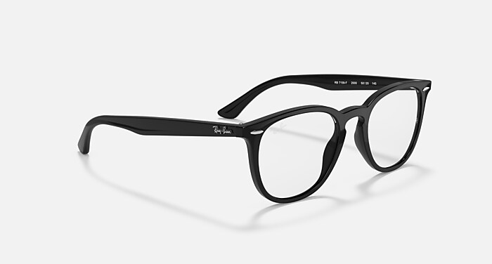 美品 RayBan レイバン メガネ 小物 RB7159 OPTICS クリア レイバン公式ストア】 Ray-Ban® RB7159 OPTICS メガネ | ブラック