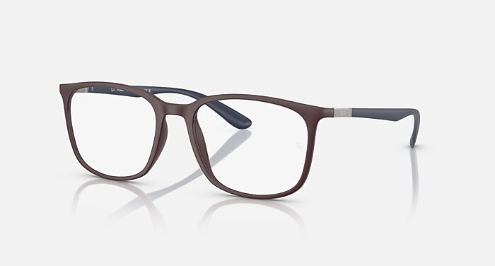 RB7199 OPTICS LITEFORCE Eyeglasses with Matte Dark Violet and