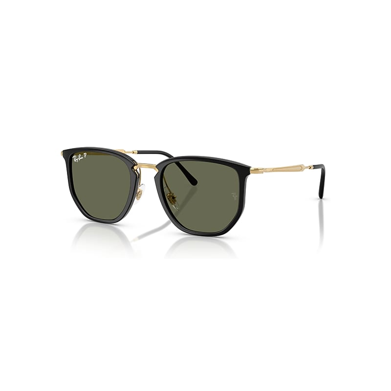 Ray - Ban Unisex Black/Green Rb4451 630658 Sunglasses Nylon Geometric Polarized - Image 4