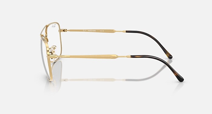 RB3754 TRANSITIONS® Sunglasses in Arista Gold and Clear/Sapphire